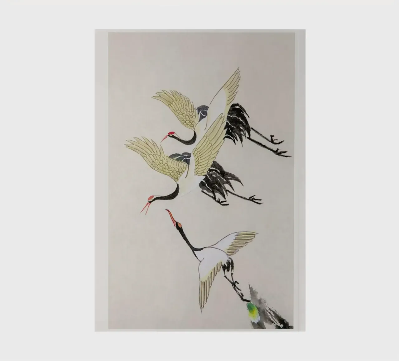Swooping Cranes notebook by Flora & Fauna