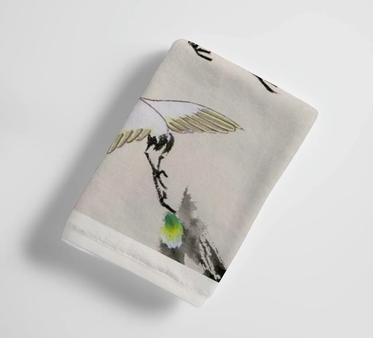 Swooping Cranes asciugamano da bagno da Flora & Fauna