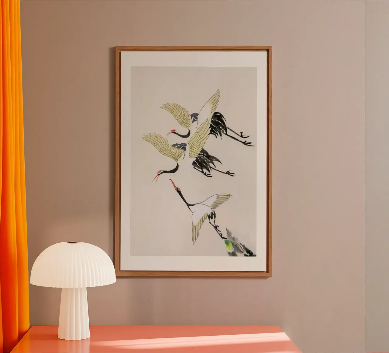 Swooping Cranes alluminio dibond da Flora & Fauna