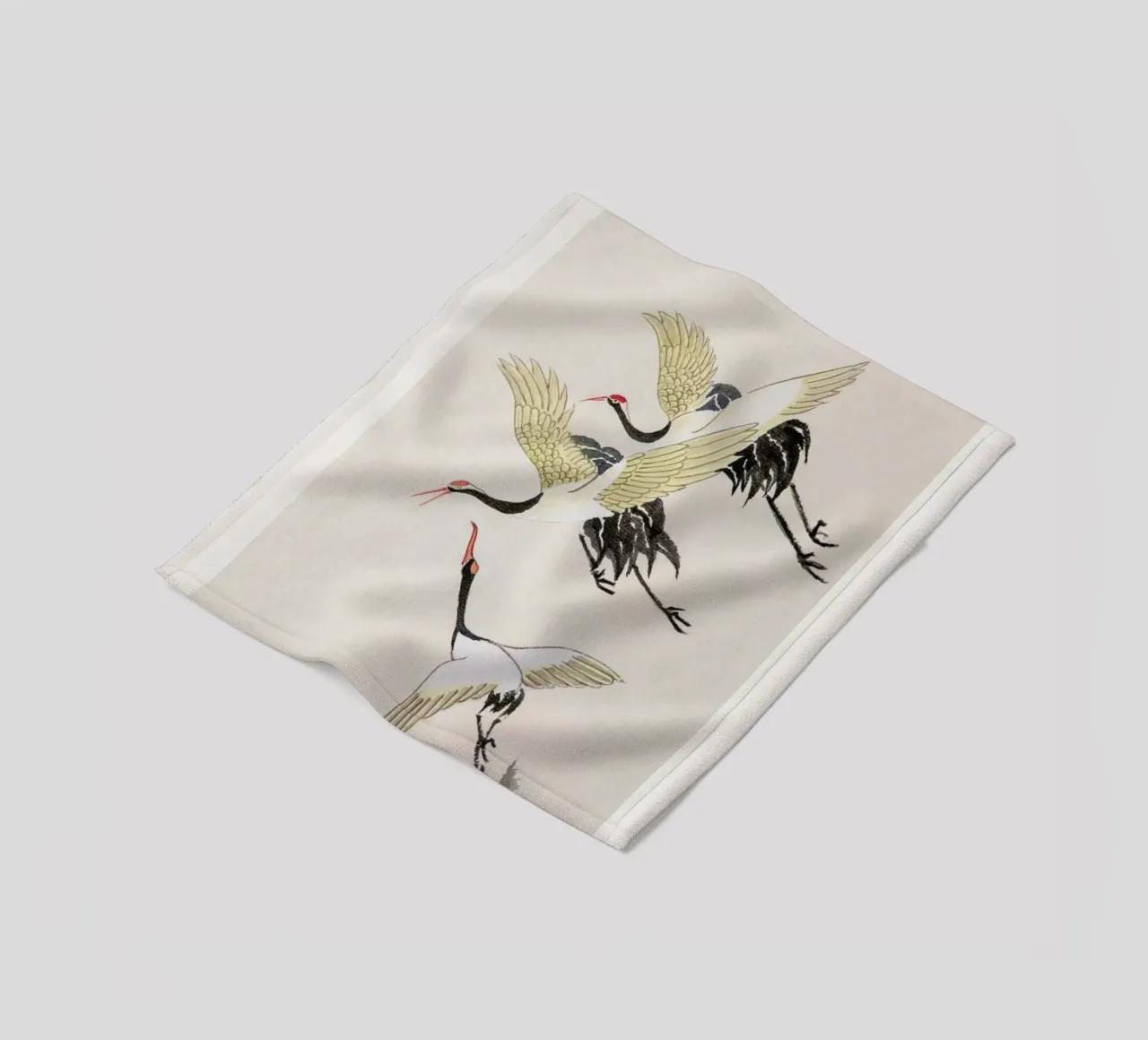 Swooping Cranes coperta in pile da Flora & Fauna