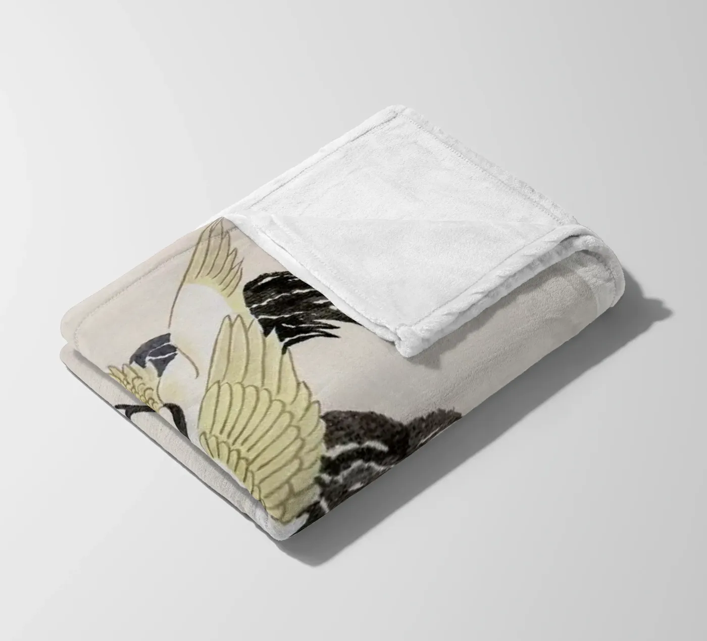 Swooping Cranes Fleecedecke von Flora & Fauna