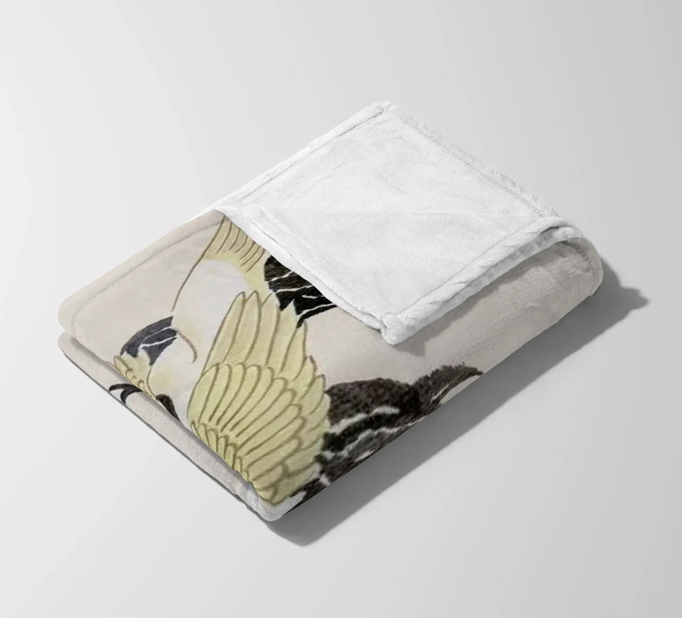 Swooping Cranes Fleecedecke von Flora & Fauna