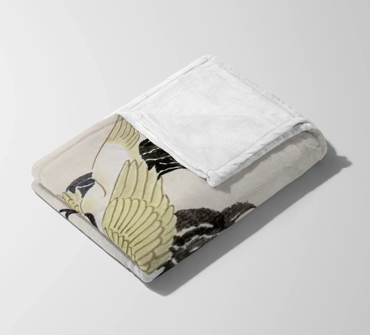 Swooping Cranes Fleecedecke von Flora & Fauna