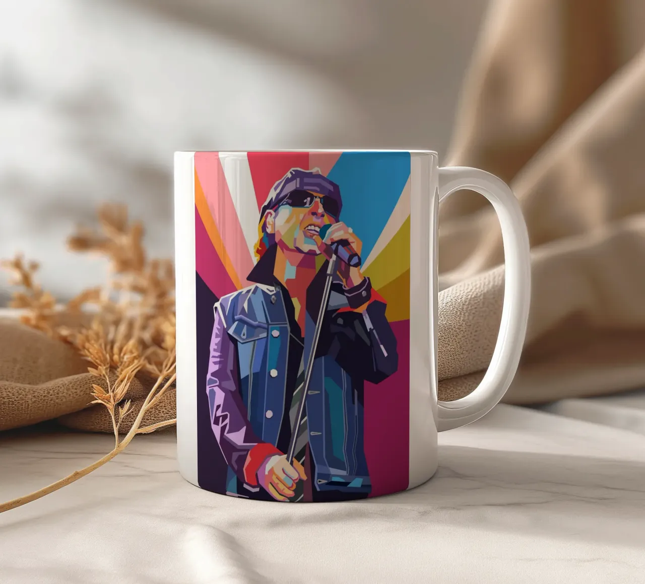 L'iconico Klaus dei miei Scorpions tazza in ceramica da Hantamrata