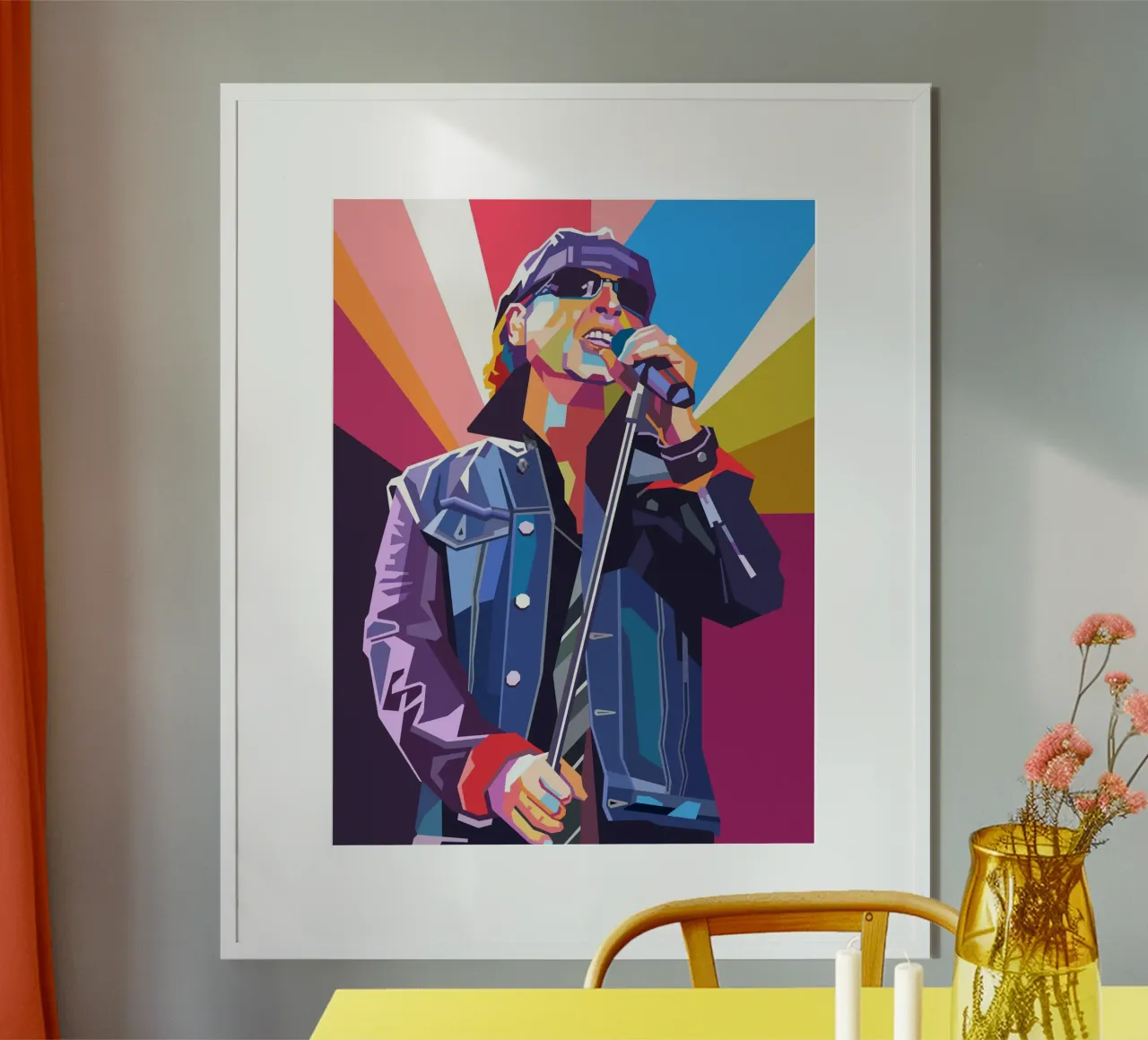 L'iconico Klaus dei miei Scorpions carta hahnemühle da Hantamrata