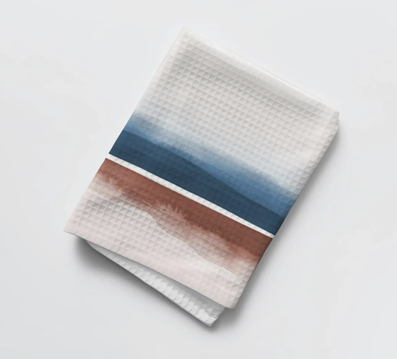 Paesaggio astratto ad acquerello 3 canovaccio da cucina da NouveauPrints