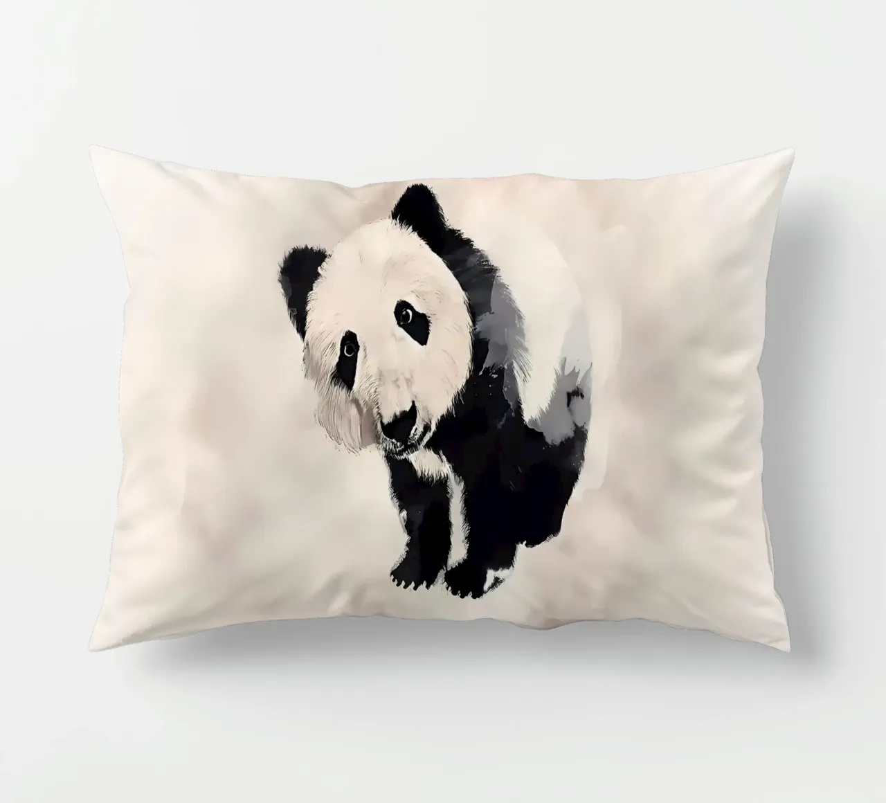 Panda Classic Seppia cuscino da James M Coyle