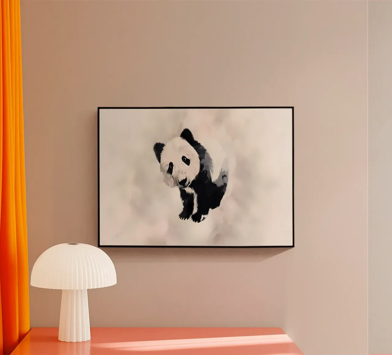 Panda Classic Seppia plexiglass da James M Coyle