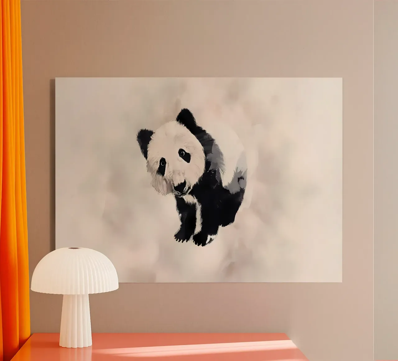 Panda Classic Seppia plexiglass da James M Coyle