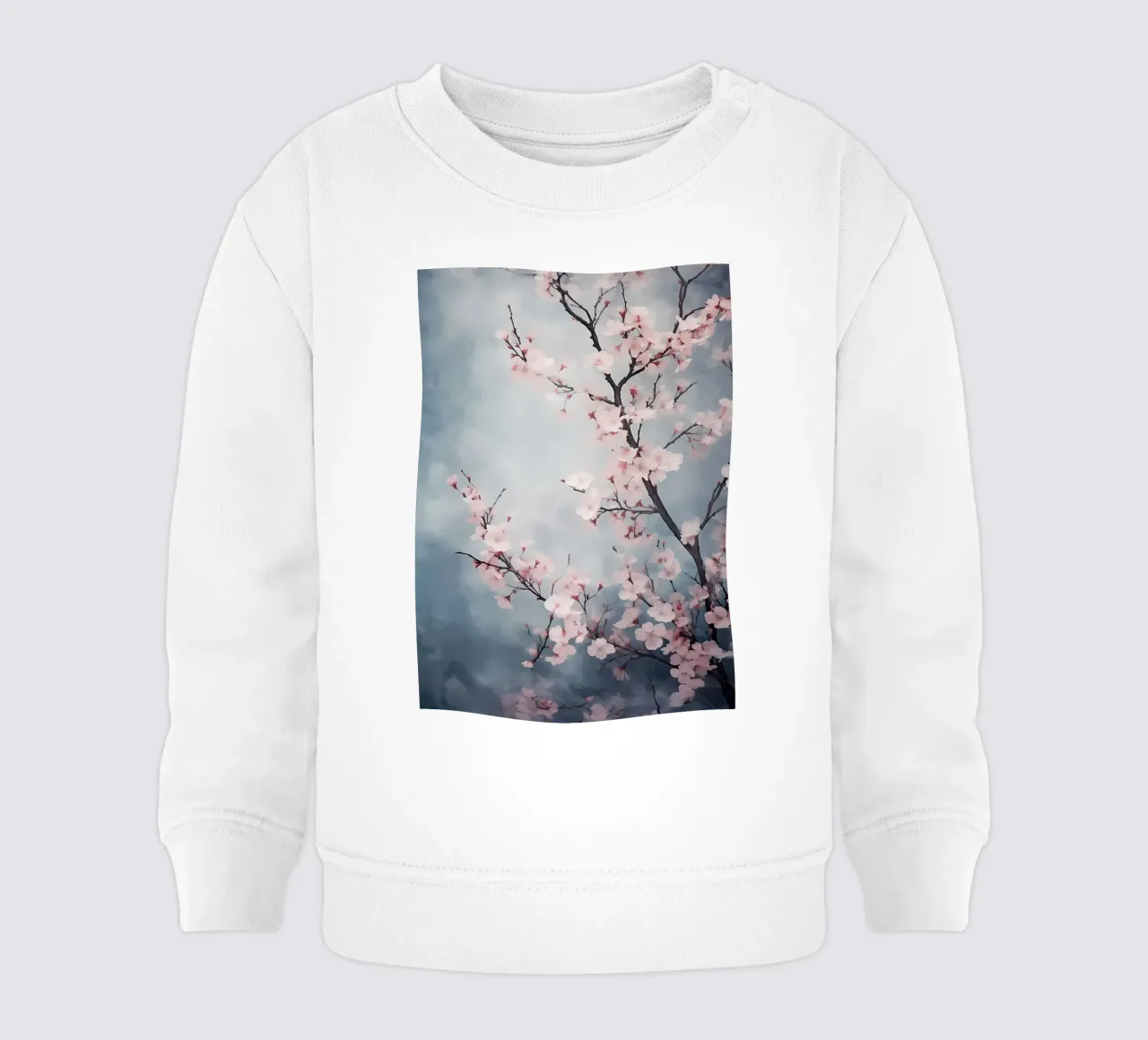 Sakura in volo felpa neonato da Rebecca Clark Wyrick
