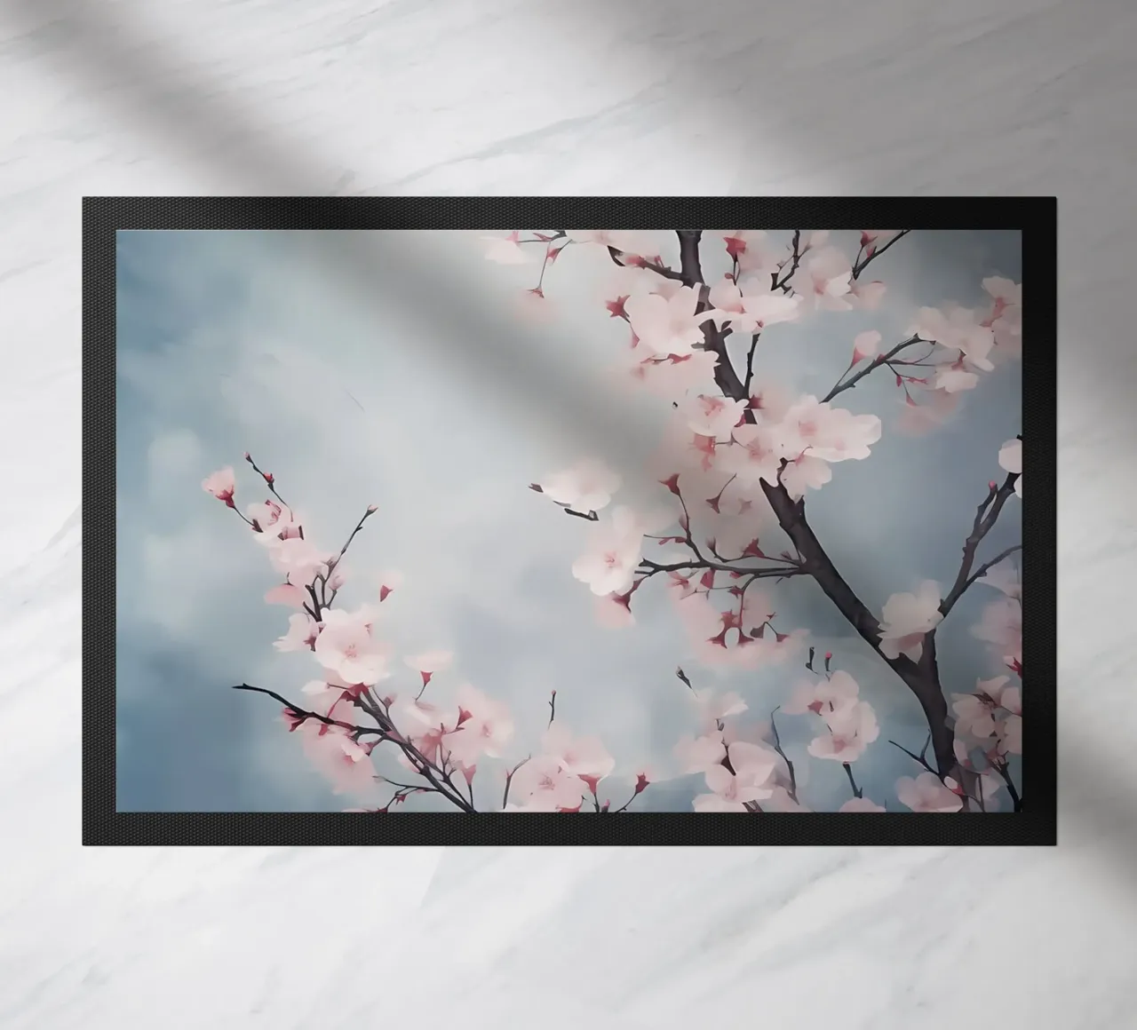 Sakura in volo zerbino da Rebecca Clark Wyrick