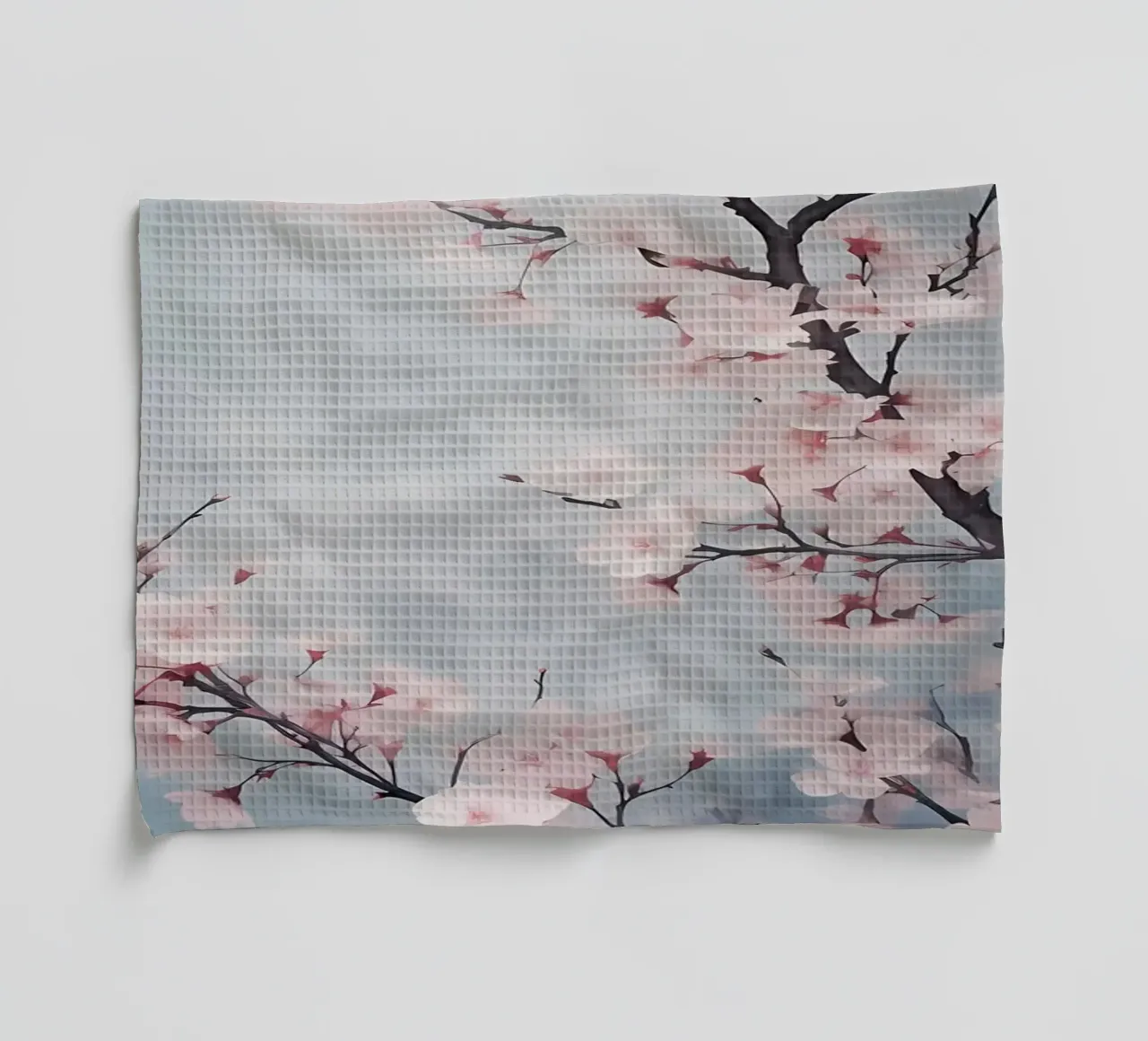 Sakura in volo canovaccio da cucina da Rebecca Clark Wyrick