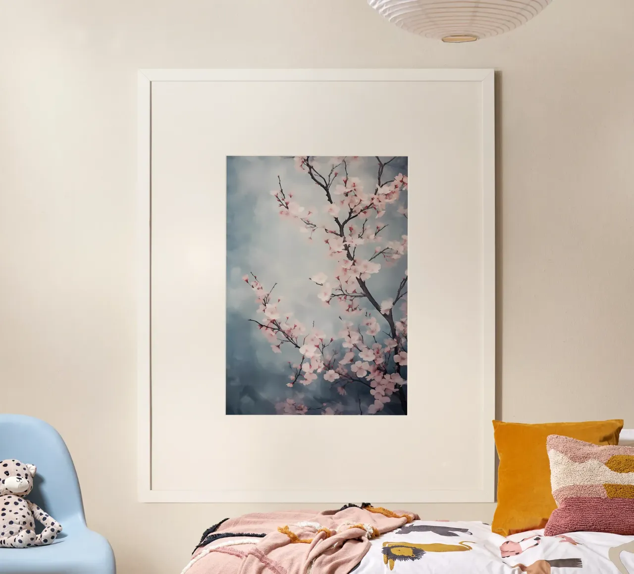 Sakura in volo carta hahnemühle da Rebecca Clark Wyrick