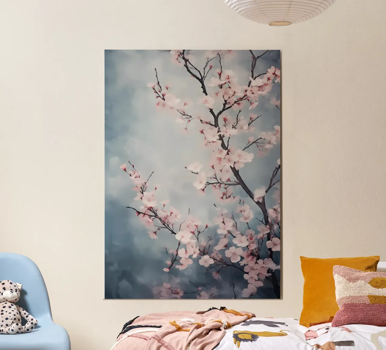 Sakura in volo carta hahnemühle da Rebecca Clark Wyrick