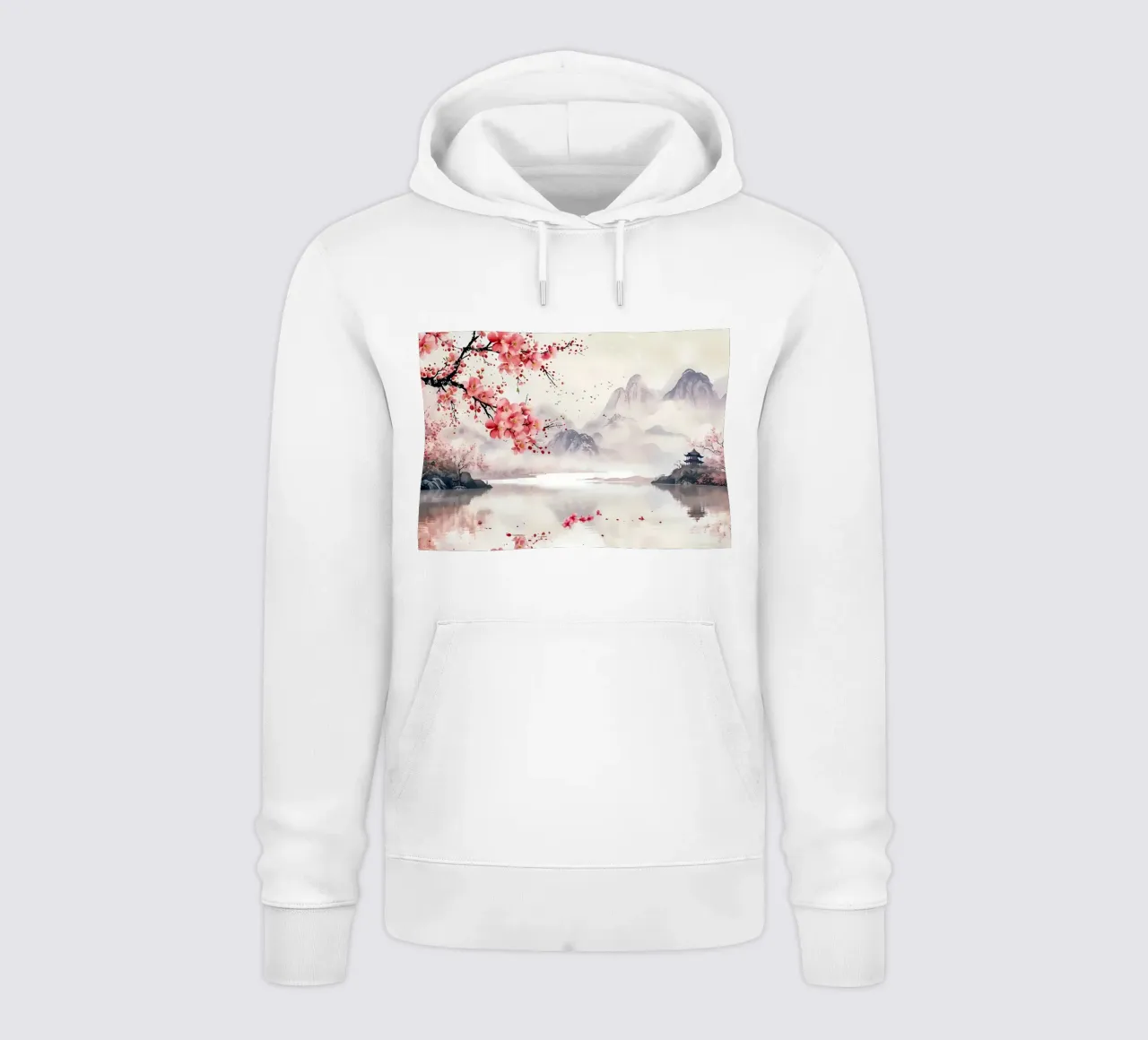 ciliegio in fiore in Giappone felpa con cappuccio da Rebecca Clark Wyrick