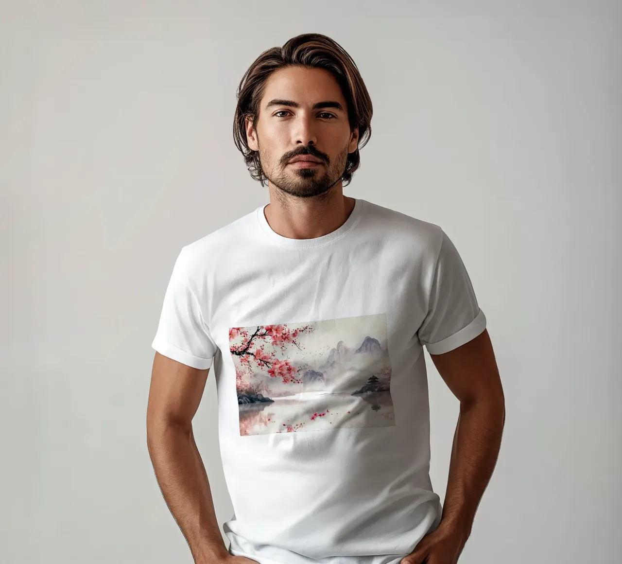ciliegio in fiore in Giappone t-shirt da Rebecca Clark Wyrick