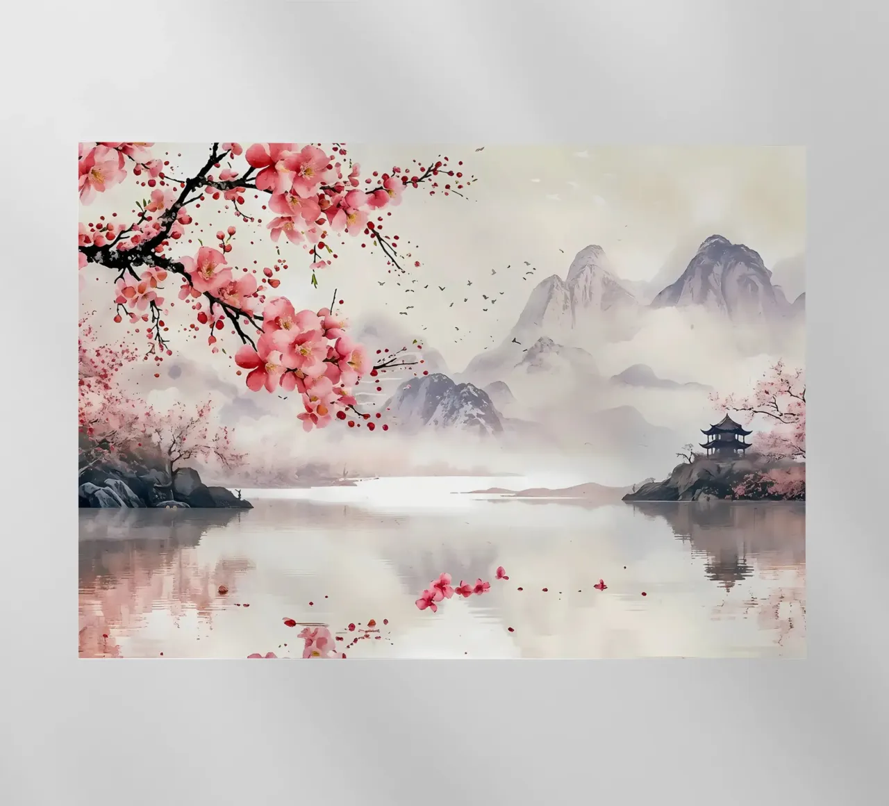 ciliegio in fiore in Giappone pellicola backlit da Rebecca Clark Wyrick