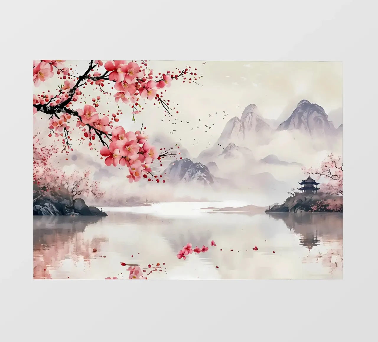 ciliegio in fiore in Giappone pellicola backlit da Rebecca Clark Wyrick