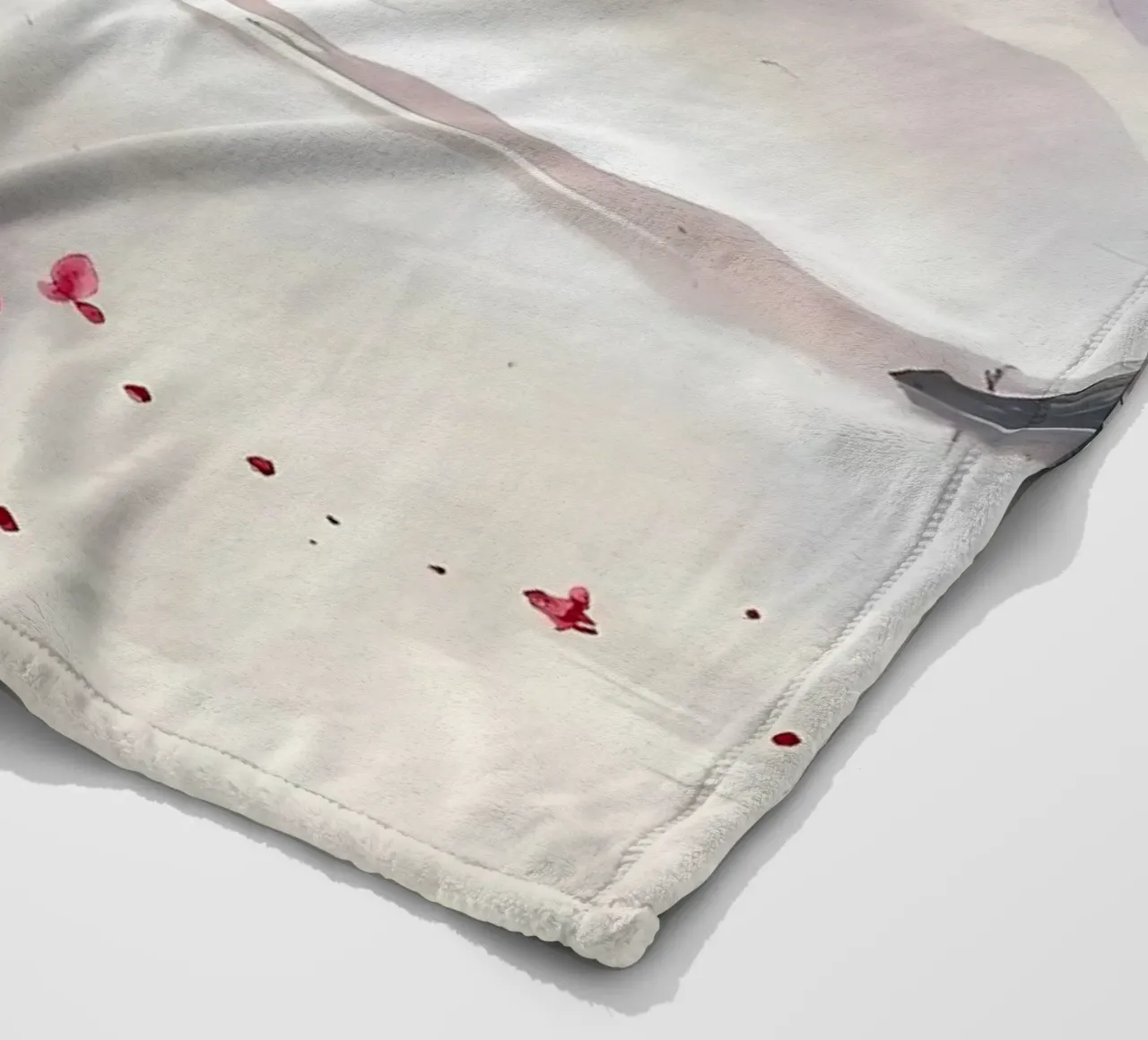 ciliegio in fiore in Giappone coperta in pile da Rebecca Clark Wyrick
