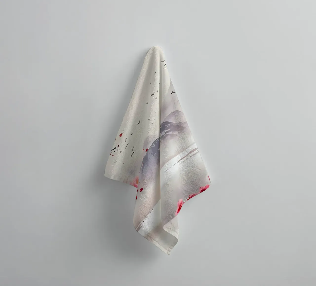 ciliegio in fiore in Giappone asciugamano da bagno da Rebecca Clark Wyrick