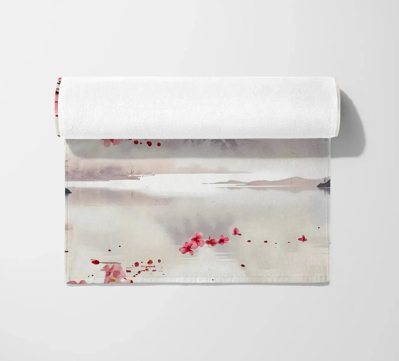 ciliegio in fiore in Giappone telo mare da Rebecca Clark Wyrick