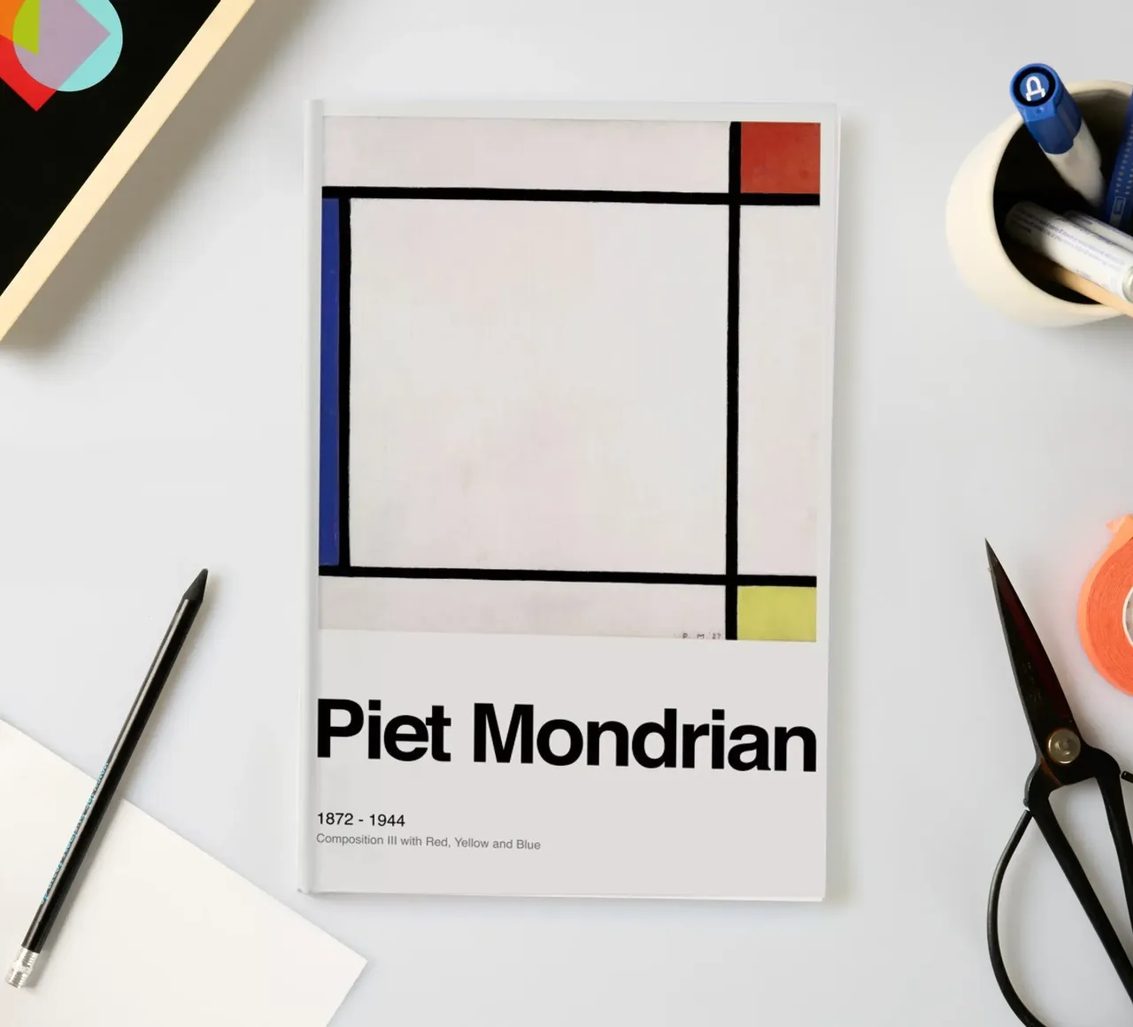 Mondrian - Composition III with Red, Yellow and Blue notebook by ARTOTHEK