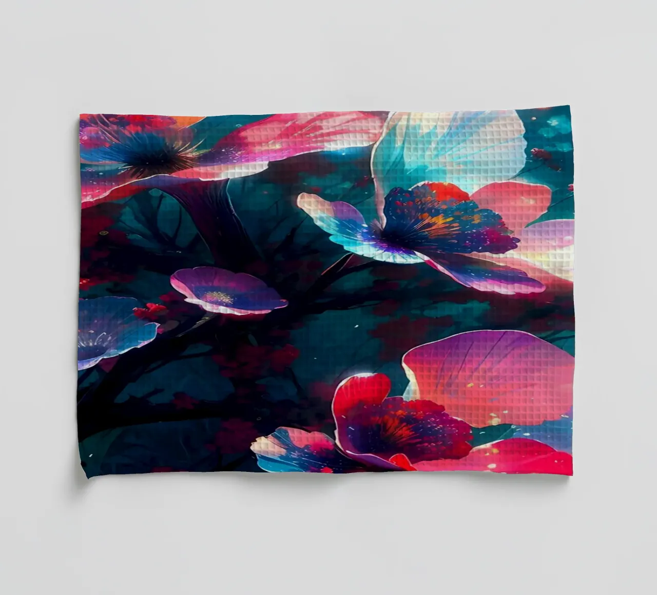 Fleur de prunier lumineuse torchon de Rebecca Clark Wyrick