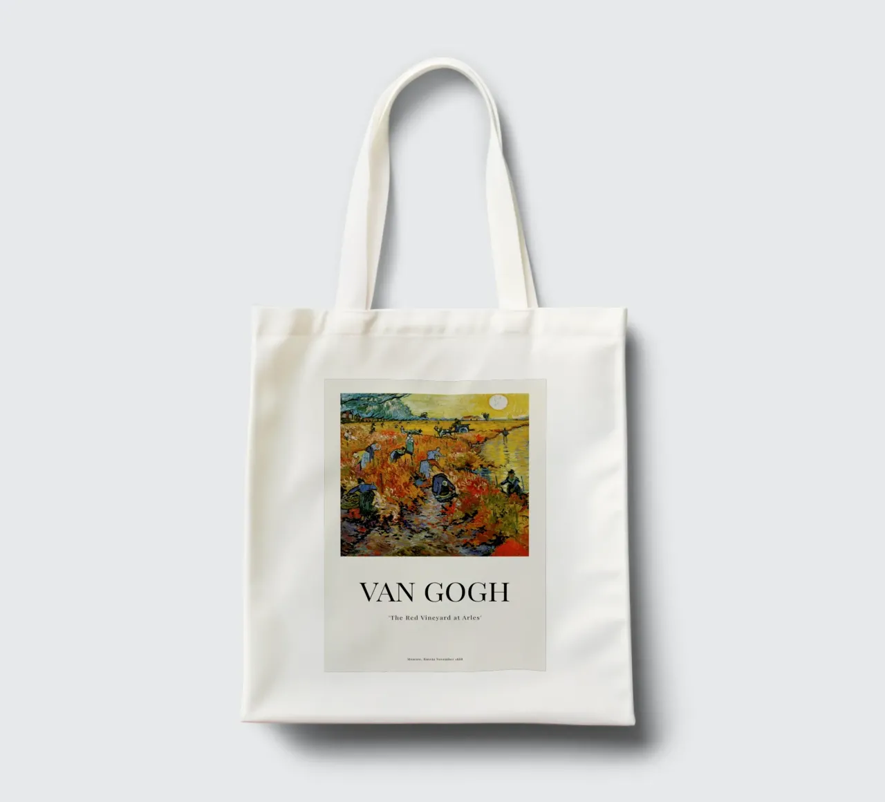 van Gogh - The Red Vineyard at Arles tote bag by ARTOTHEK