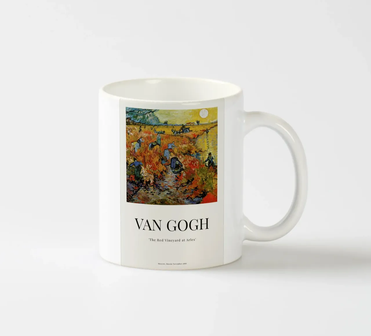 van Gogh - The Red Vineyard at Arles tazza in ceramica da ARTOTHEK
