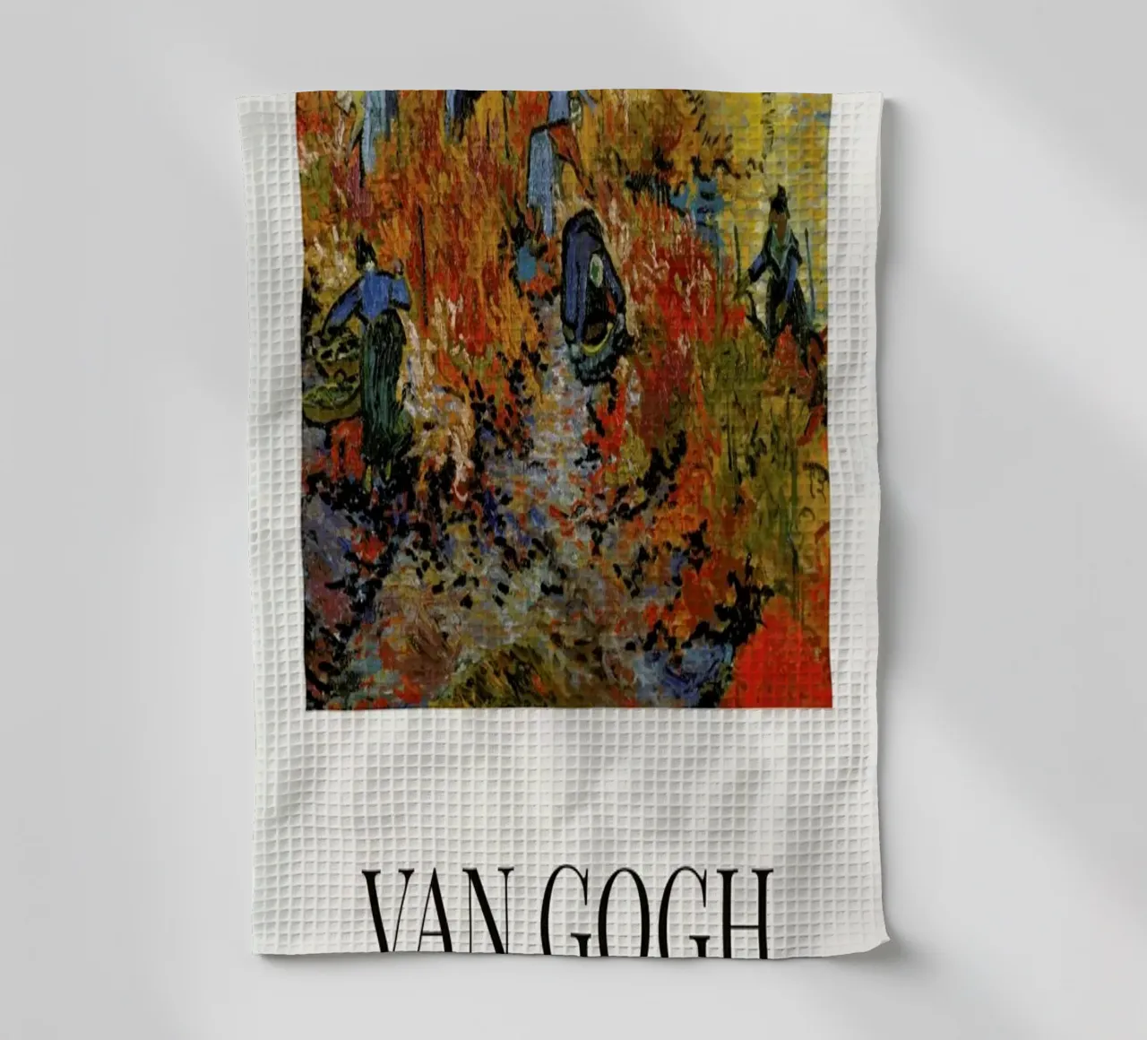 van Gogh - The Red Vineyard at Arles torchon de ARTOTHEK