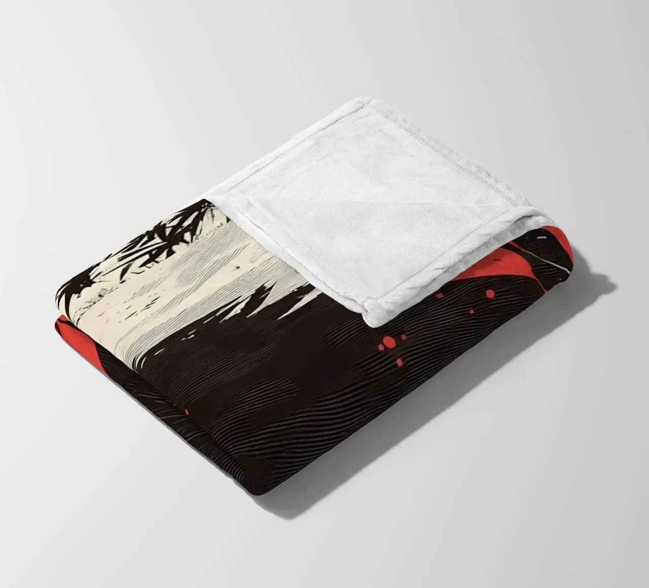 Panda Orso Occhi Rossi coperta in pile da James M Coyle