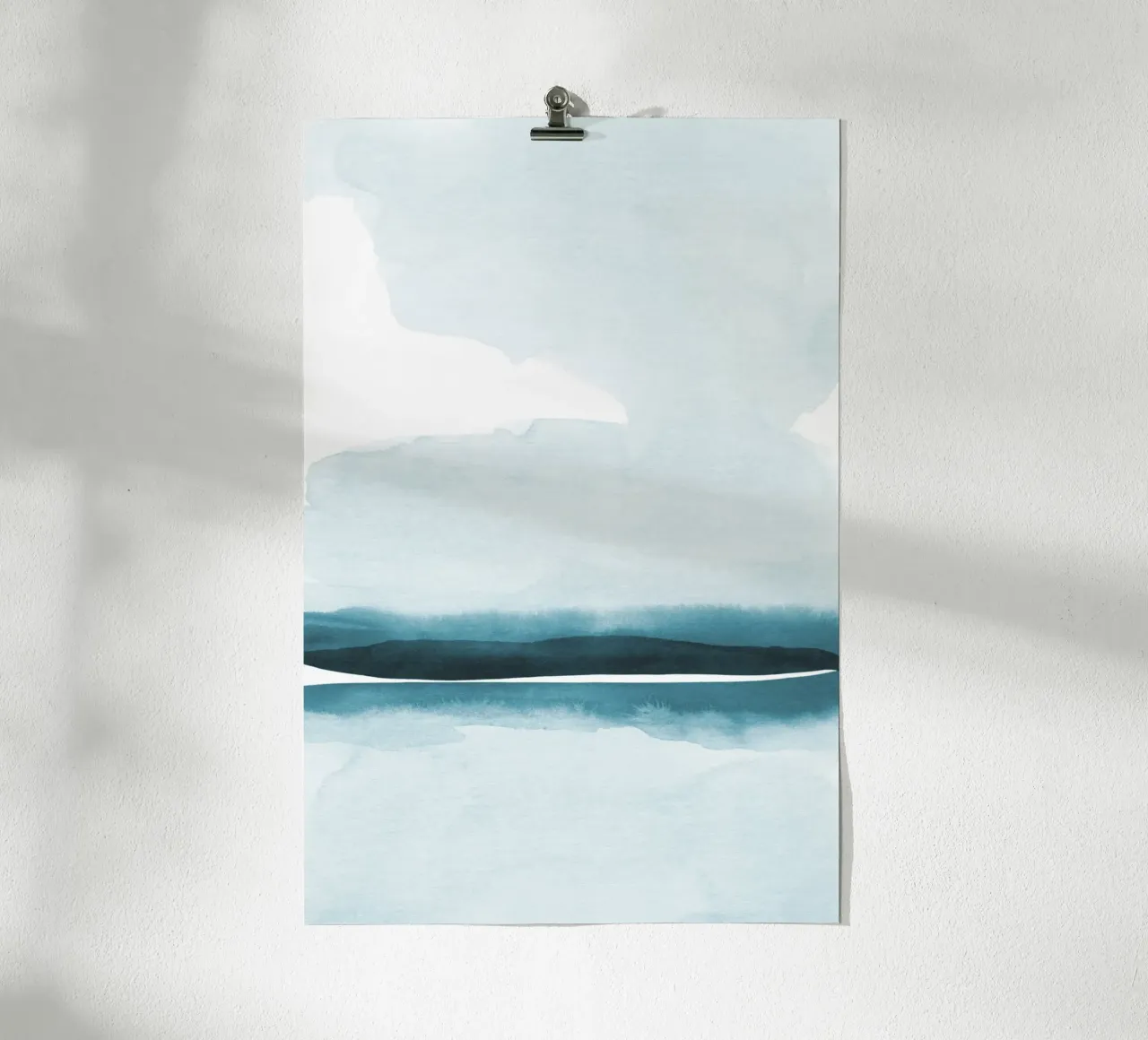Paesaggio astratto ad acquerello 4 carta hahnemühle da NouveauPrints