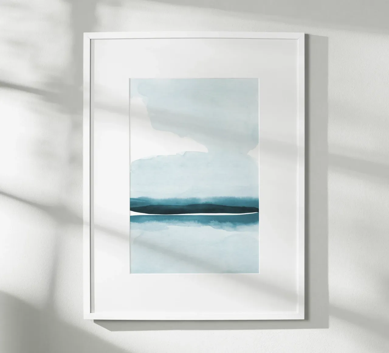 Paesaggio astratto ad acquerello 4 carta hahnemühle da NouveauPrints