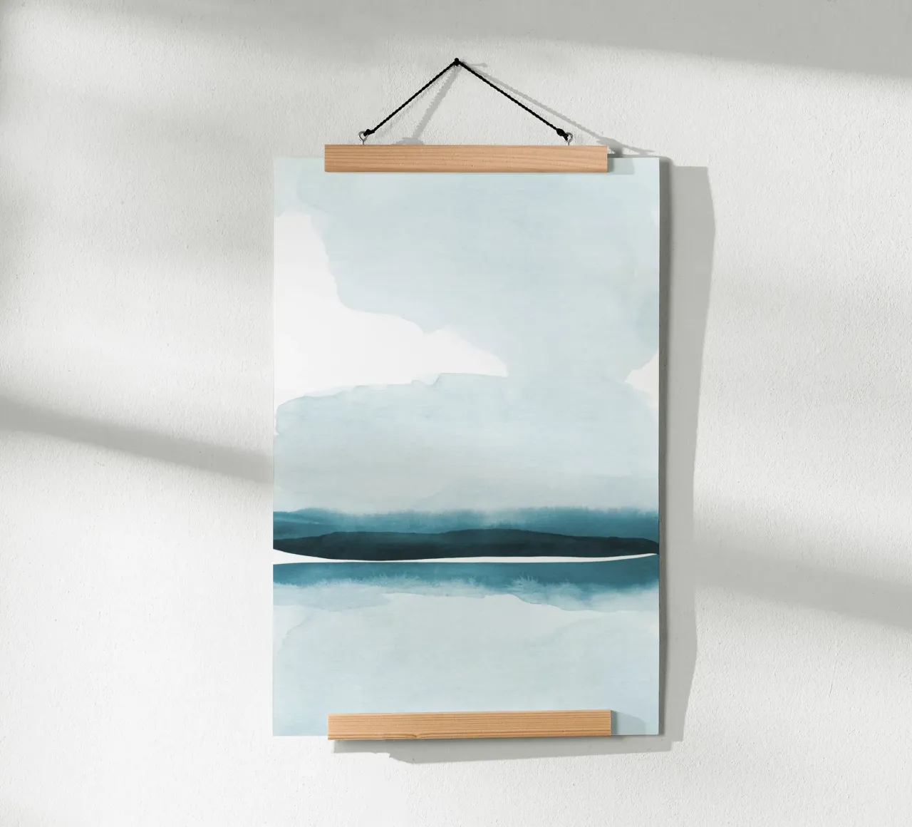 Paesaggio astratto ad acquerello 4 carta hahnemühle da NouveauPrints