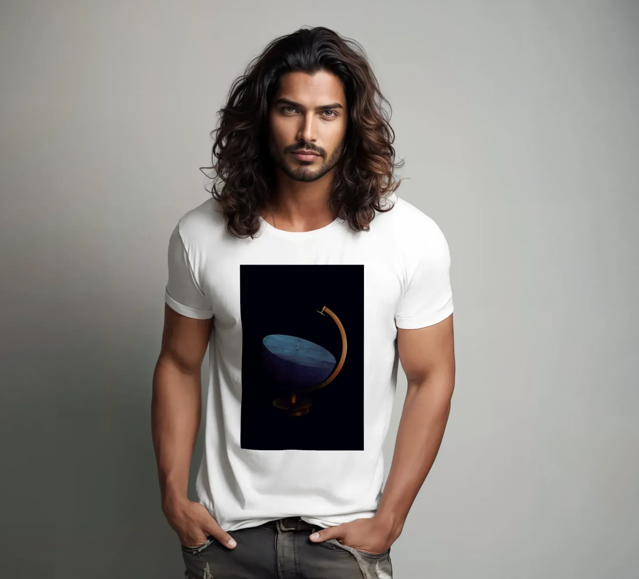 Semi Round Earth t-shirt da Maarten Léon