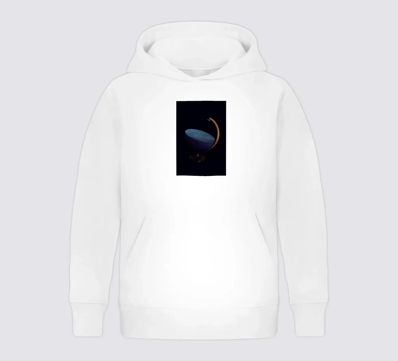 Semi Round Earth kids hoodie by Maarten Léon