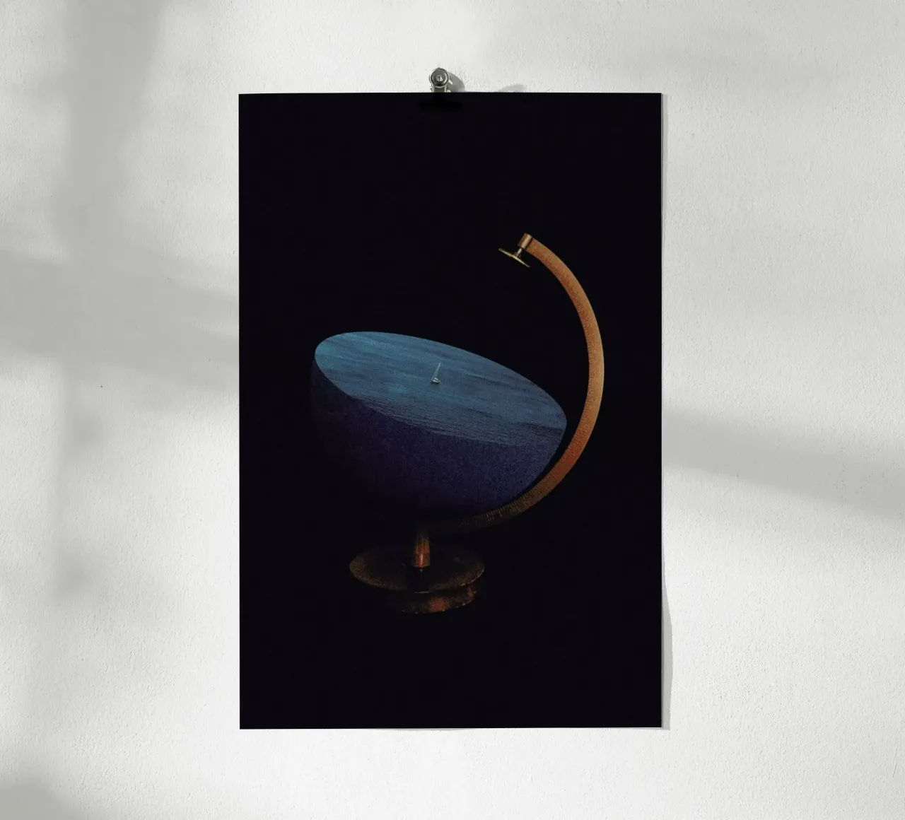 Semi Round Earth carta hahnemühle da Maarten Léon