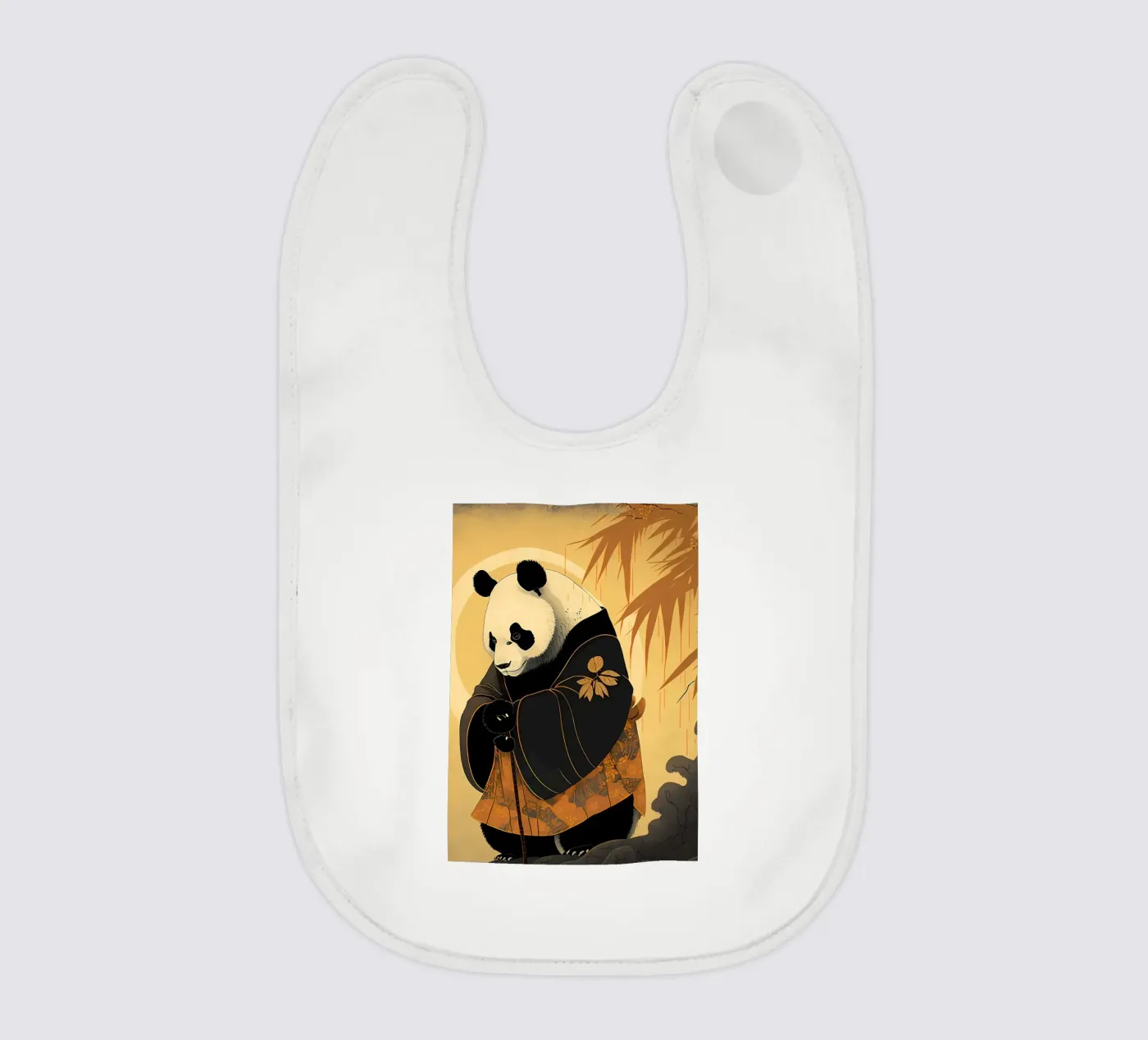 Poster baby bib by James M Coyle