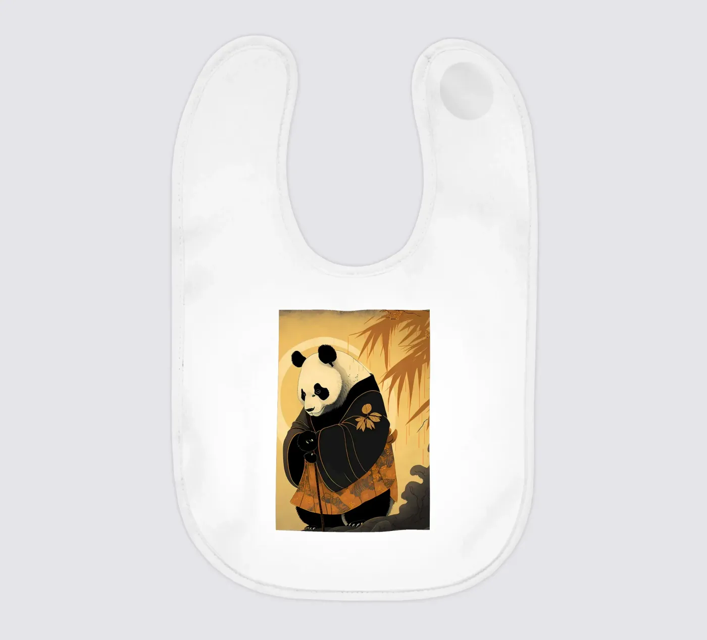 Poster baby bib by James M Coyle