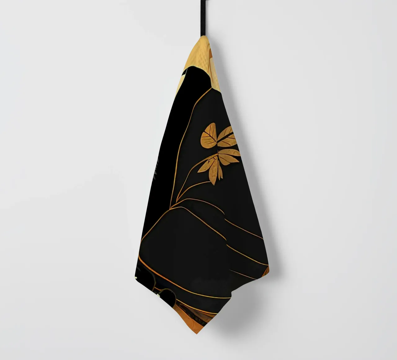 Poster tea towel by James M Coyle