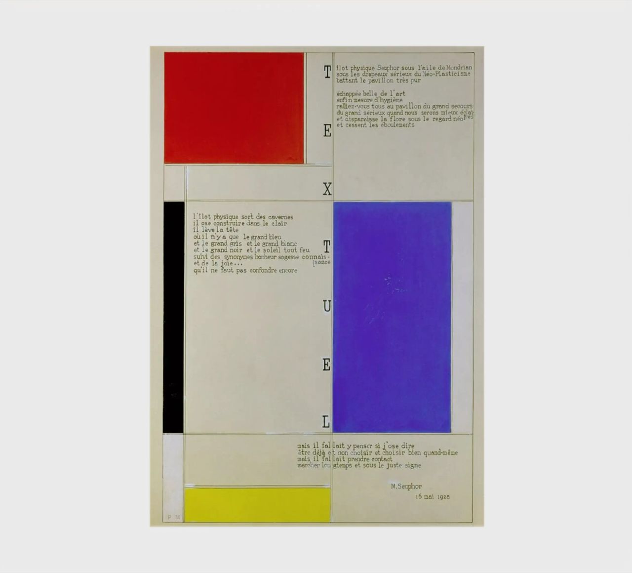 Mondrian - Textuel  (Text by M.Seuphor) carnet de notes de ARTOTHEK