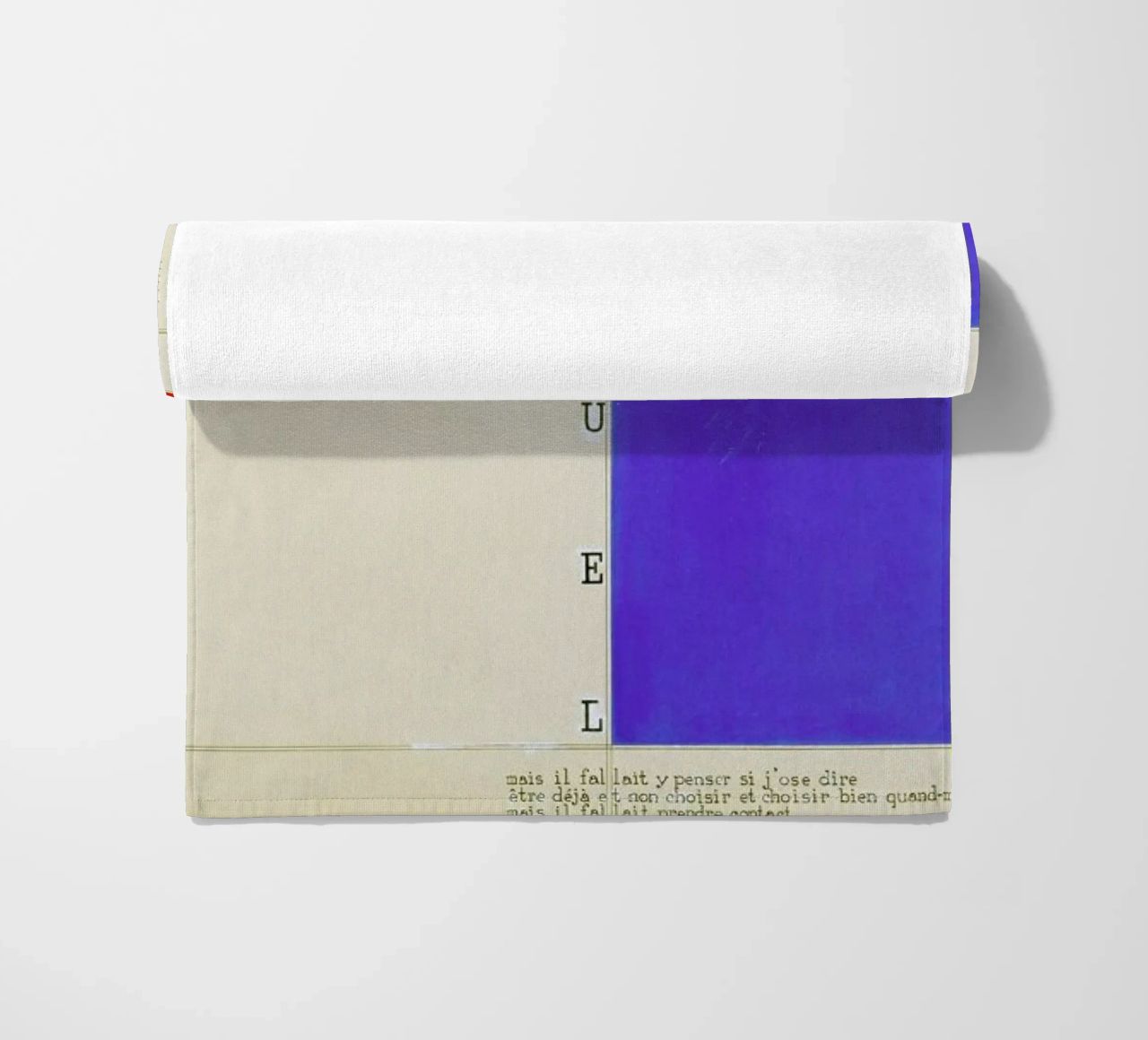Mondrian - Textuel  (Text by M.Seuphor) telo mare da ARTOTHEK