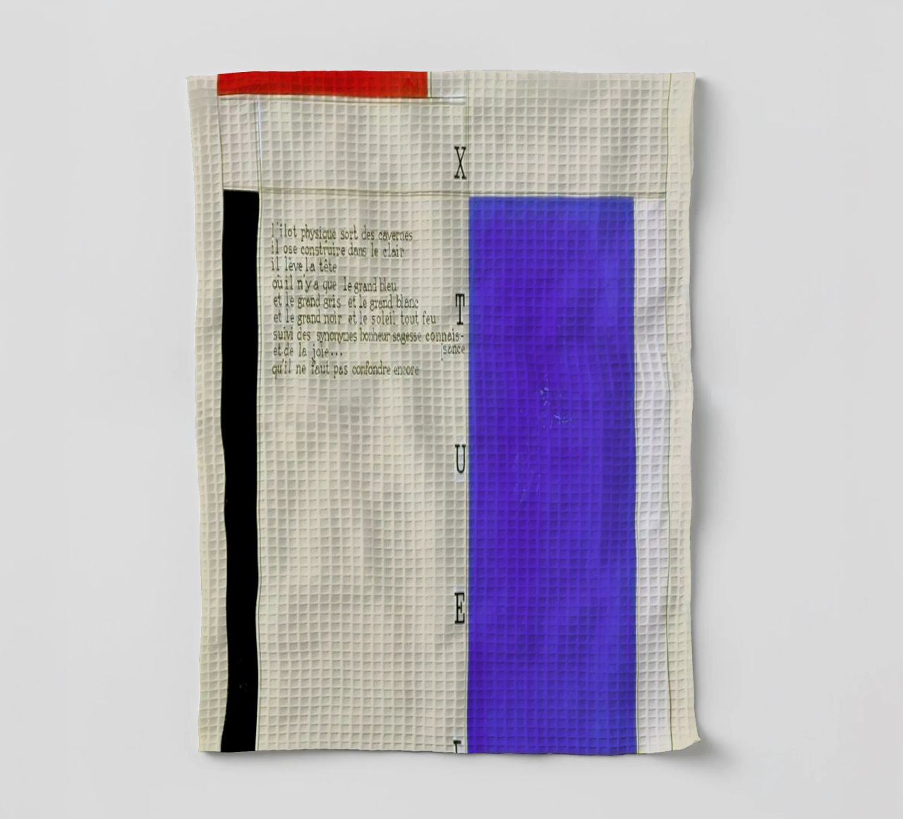 Mondrian - Textuel  (Text by M.Seuphor) canovaccio da cucina da ARTOTHEK
