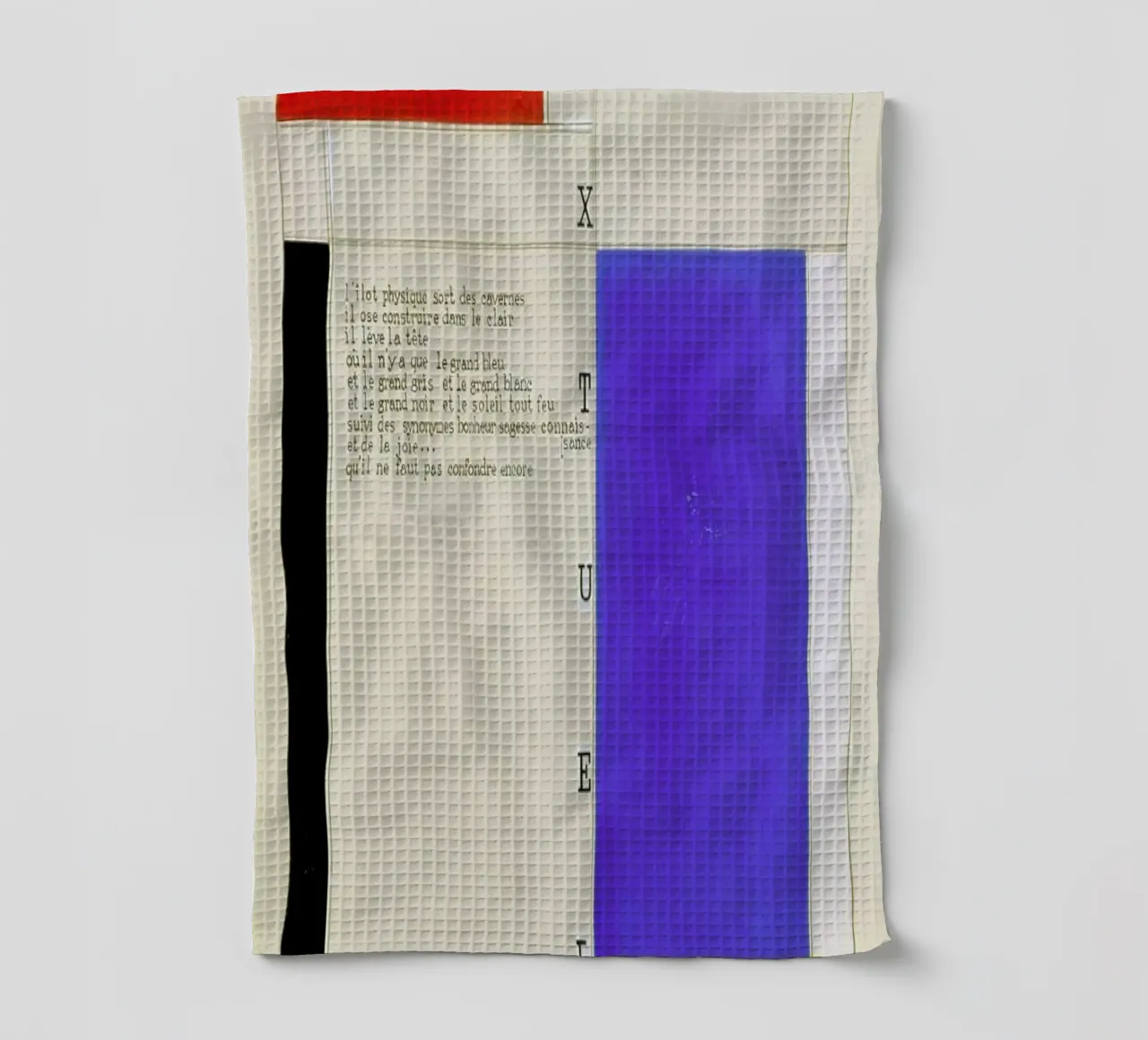 Mondrian - Textuel  (Text by M.Seuphor) torchon de ARTOTHEK