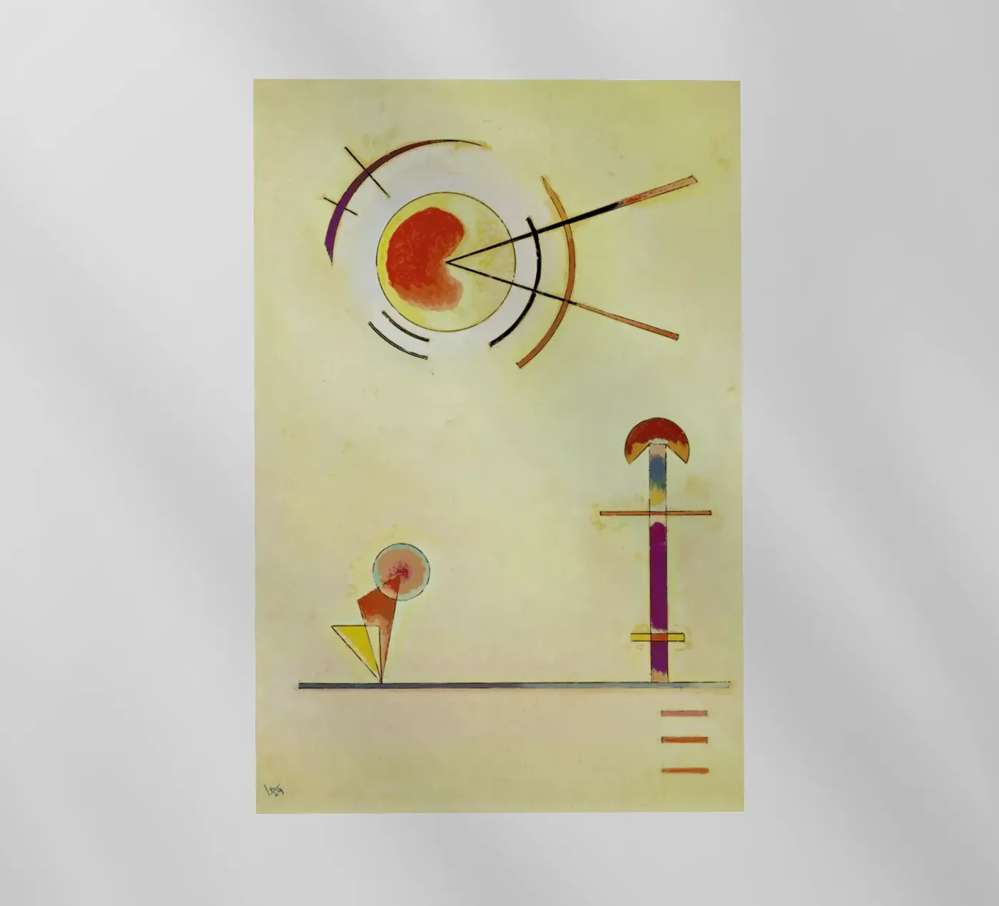 Kandinsky - Composition backlit folie van ARTOTHEK