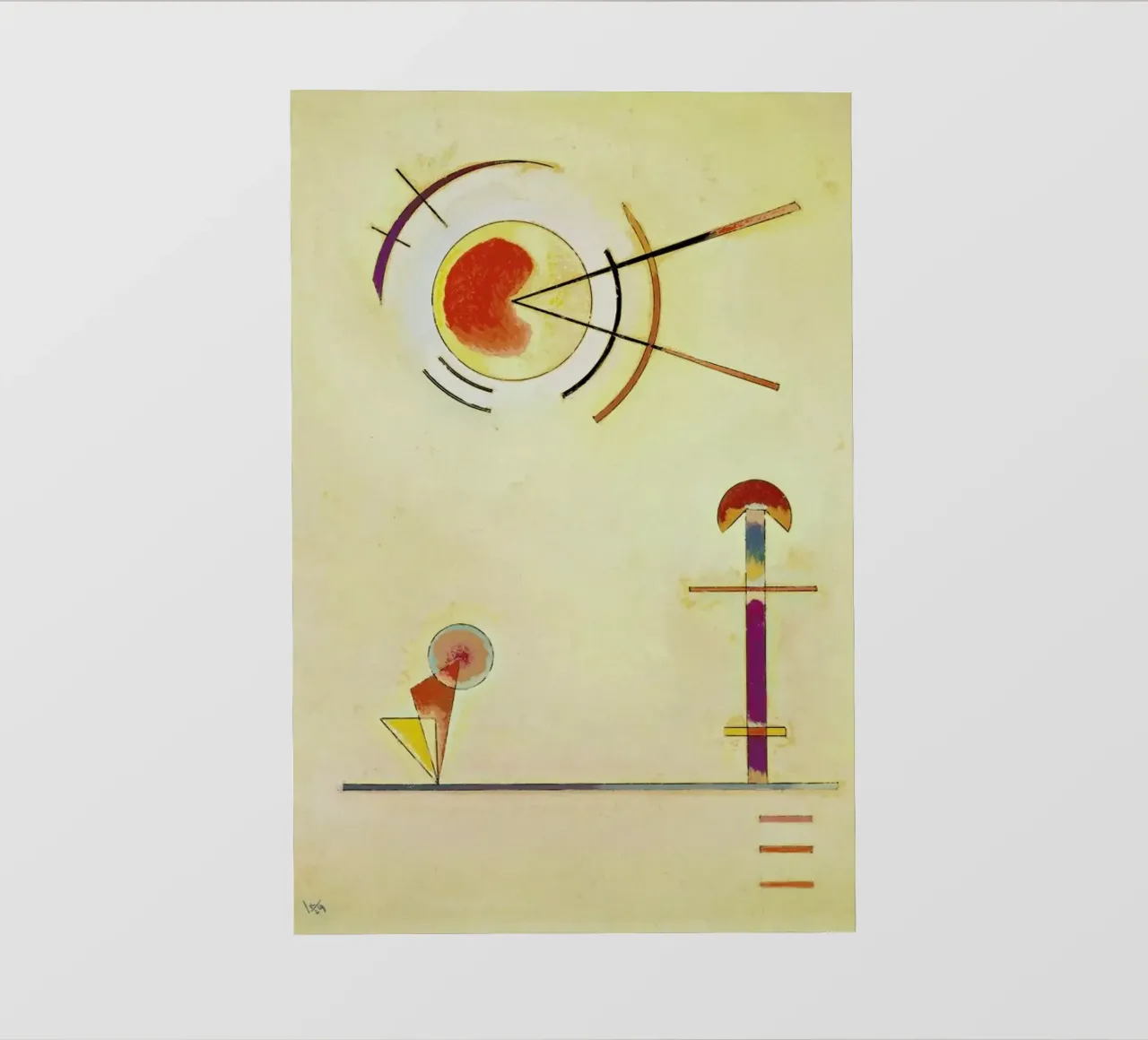 Kandinsky - Composition pellicola backlit da ARTOTHEK