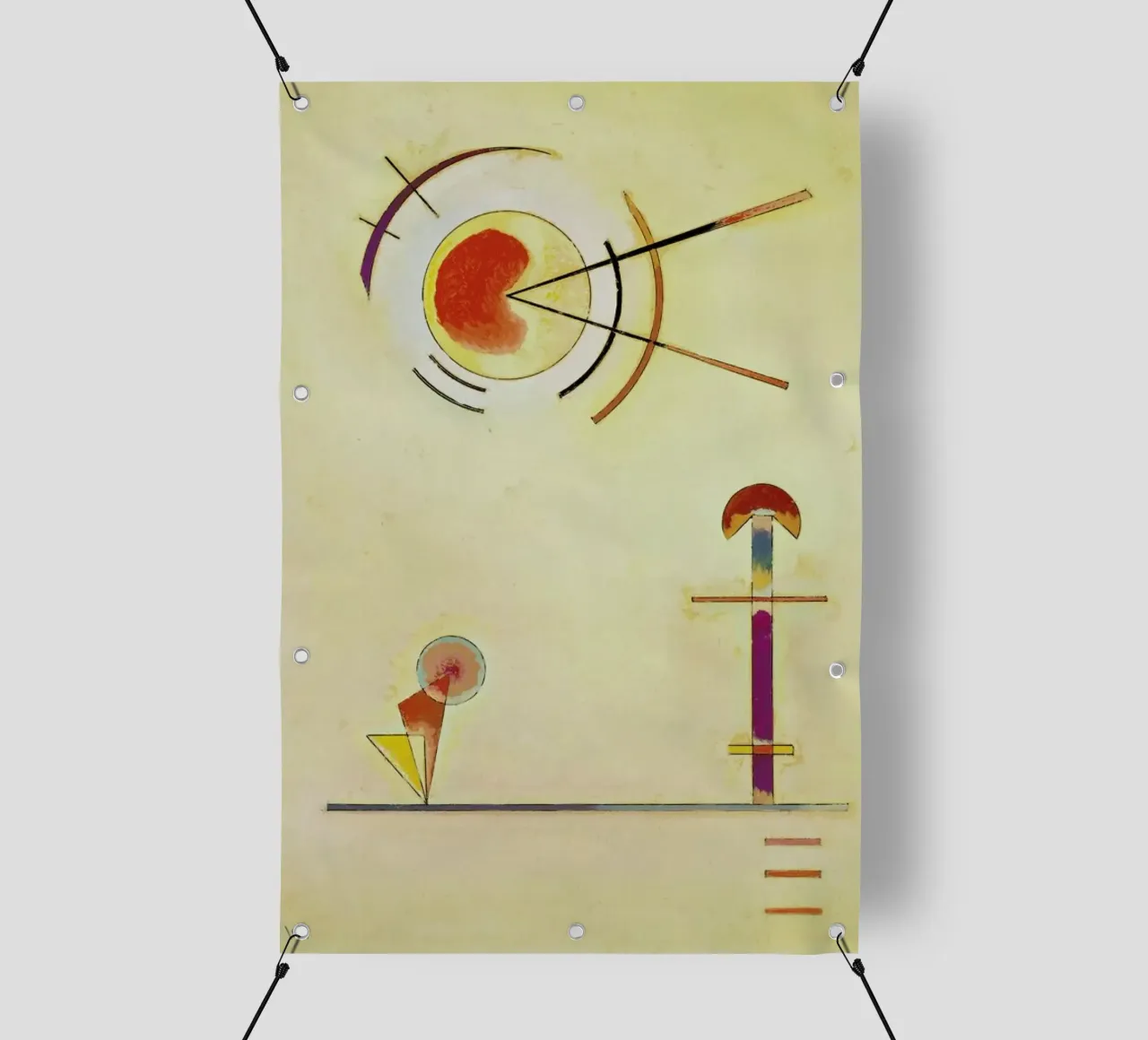 Kandinsky - Composition telo in pvc da ARTOTHEK