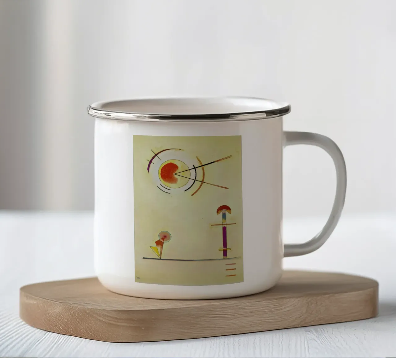 Kandinsky - Composition tazza in smalto da ARTOTHEK