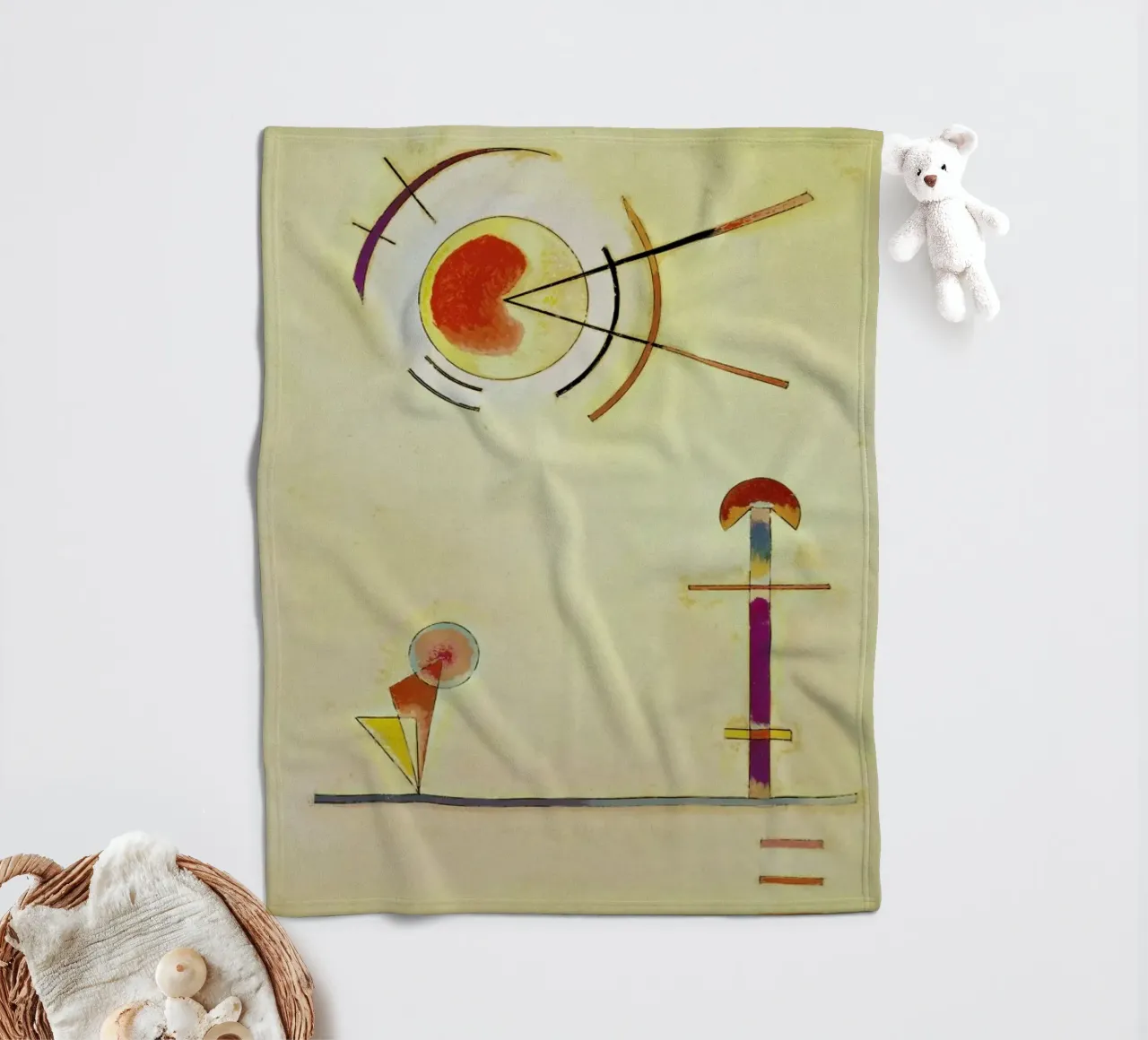 Kandinsky - Composition coperta in pile da ARTOTHEK