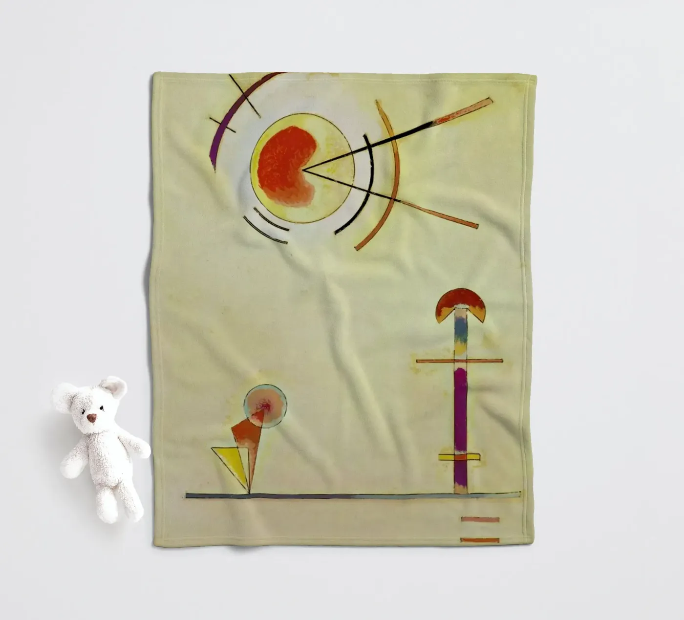 Kandinsky - Composition Fleecedecke von ARTOTHEK